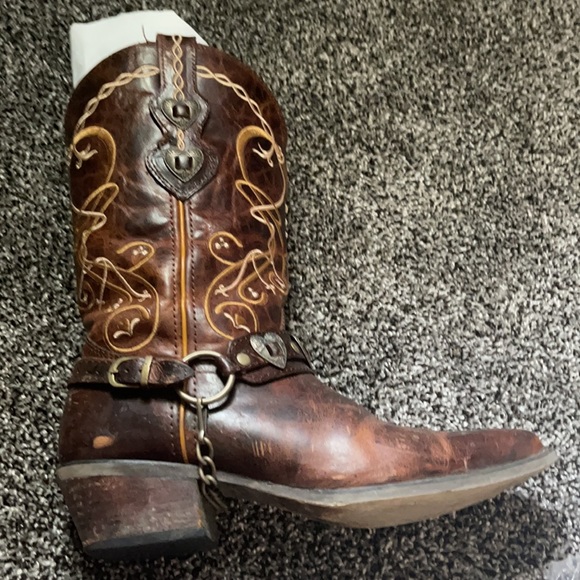 Crush by Durango - Heart Concho Western Boots - Picture 8 of 12